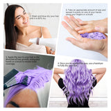 Tinta per capelli viola da 114 g, tinta temporanea per capelli con spazzole, cera per capelli per uomo e donna, crema istantanea per capelli, fango, pomata per acconciature naturali, cosplay fai da te, cera per capelli di Halloween, tinture per capelli Naty Shop