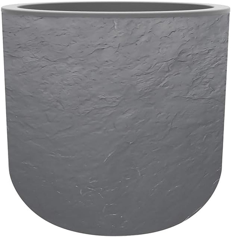 Pentola rotonda, 40 cm, Volcania'Up 32,5 l, aspetto pietra, parete singola, zona serbatoio dell'acqua, Ø 38,5 x H. 36,8 cm, grigio antracite