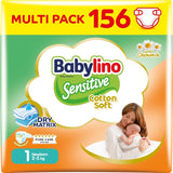 Pannolini per bambini sensibili, taglia 1, neonato (2-5 kg), 26 pezzi