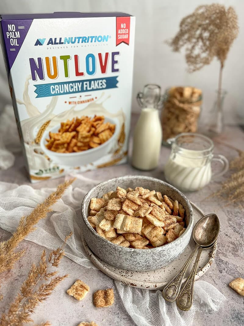 Allnutrition Nutlove Fiocchi Croccanti con Cannella 300G Cereali Naty Shop