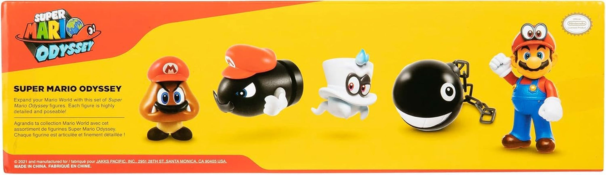 Ksruee Super Mario Mario Odyssey Confezione da 5,6 cm Action Figure Naty Shop