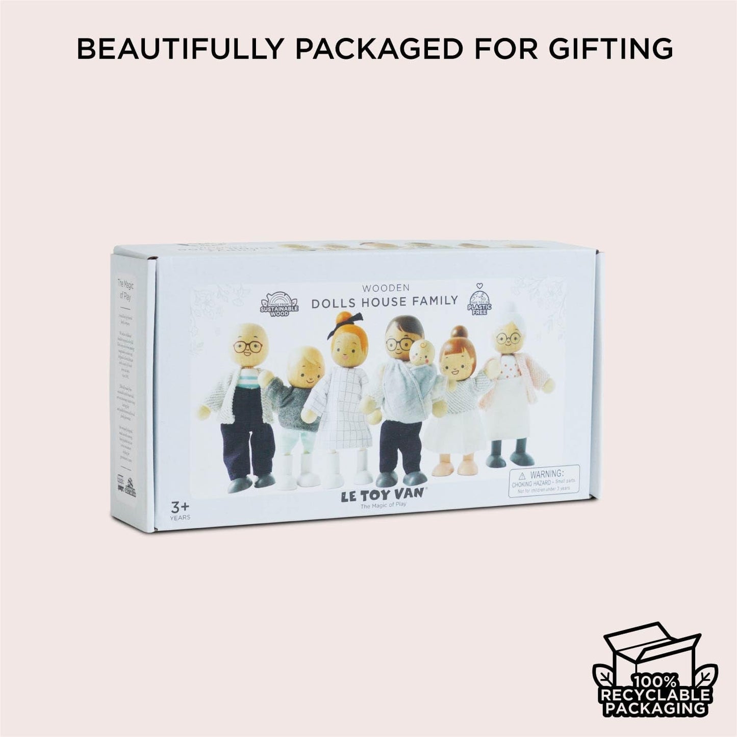 – Set da gioco per la casa delle bambole in legno della mia famiglia di bambole | Set di accessori per casa delle bambole Daisylane per ragazze - Adatto a partire dai 3 anni P053