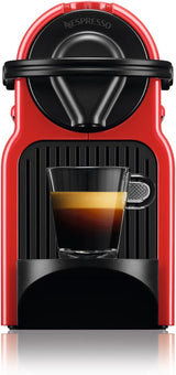 Macchina per caffè espresso Krups Nespresso Inissia - Macchina per caffè espresso compatta per capsule di caffè, pressione 19 bar, riscaldamento rapido in 25 secondi, funzione di risparmio energetico, serbatoio acqua da 0,7 l, rossa, modello YY5506FD