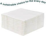 Tovaglioli morbidi bianchi Table Kind 100 sfusi, tovaglioli di alta qualità per feste, catering e uso quotidiano, FSC, sostenibili e riciclabili, Made in EU | 2Veli | 33cm