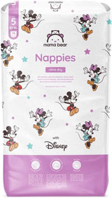 Mama Bear Disney Pannolini Ultra Dry Taglia 4 (8-14kg), Bianco, 84 Pezzi (1 Confezione) Naty Shop Taglia 5 (10-16kg) Confezione Singola
