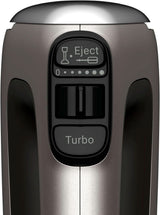 Tefal HT650E Power Mix Silence Miscelatore manuale | 600 Watt | Regolatore di velocità variabile | Funzione Turbo e Auswurf | Motore per il tempo libero estremo | incl. 2 Rührbesen Und 2 Knethaken | Negozio Naty della cucina del grano