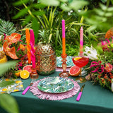Confezione da 20 salviette tropicali | Tovaglioli di carta verde con motivo foglia di palma | Stoviglie usa e getta per feste per bambini, feste safari, giungla, dinosauri, estate, tema hawaiano