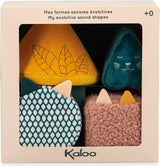KALOO - Stimoli - 4 forme evolutive con suoni - Prodotti per bambini - Gioco da impilare - Capacità di udito e comprensione - Dalla nascita, K227002 Giochi per bebè Naty Shop