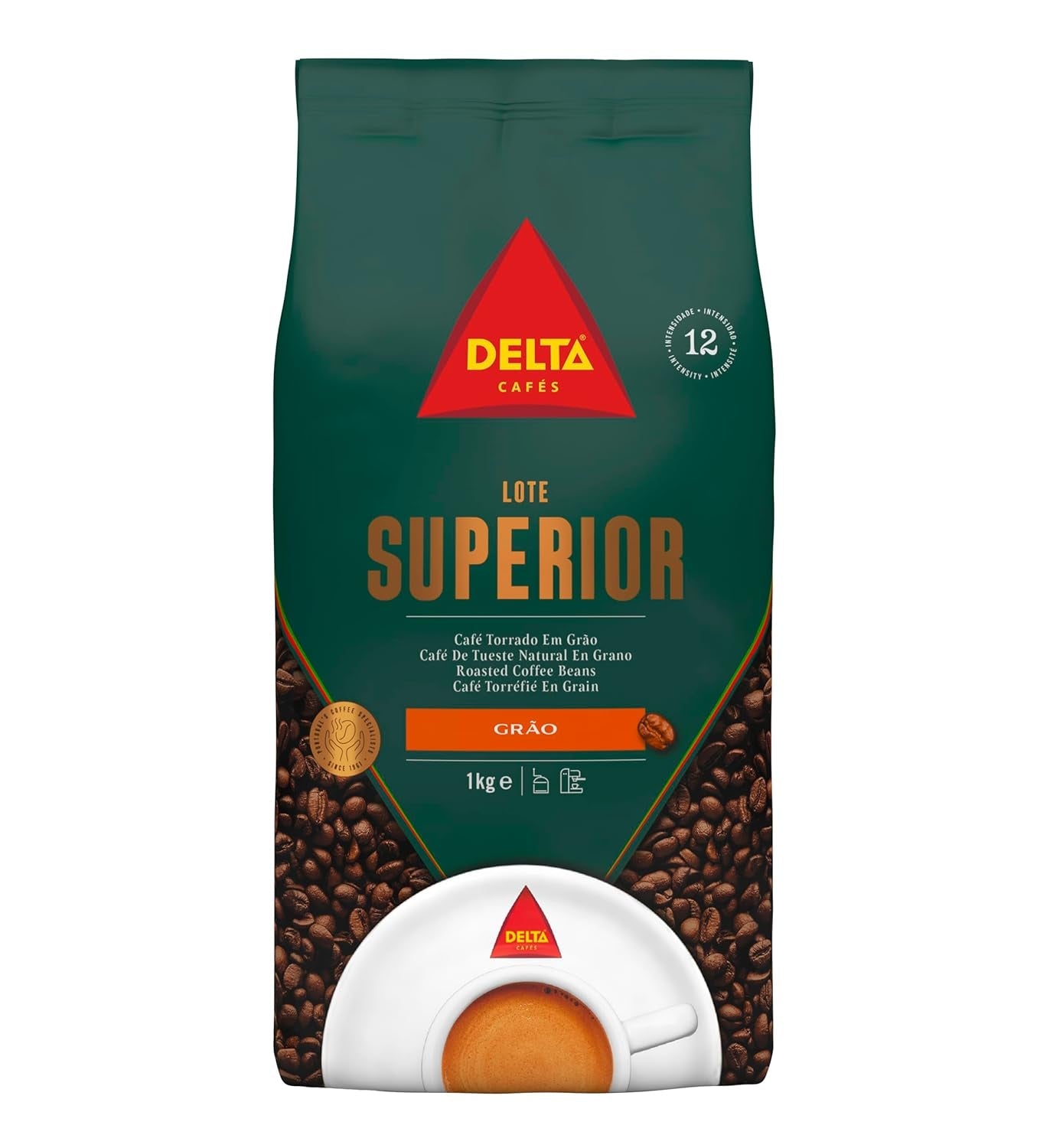 Lotto di confezionamento Caffè Delta Superior in grani 1 kg