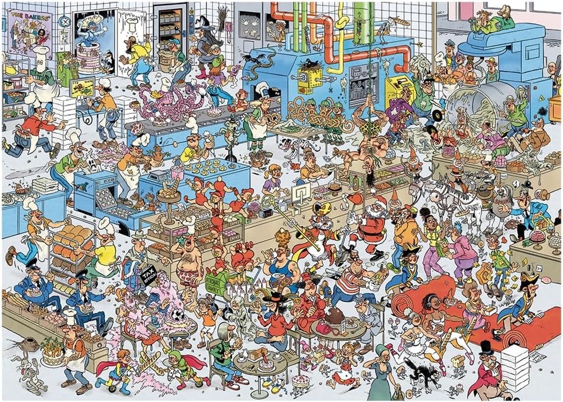 Jan Van Haasteren, The Bakery, puzzle 2000 pezzi per adulti Puzzle Naty Shop