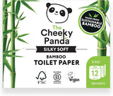 Tovaglioli da cocktail in bambù The Cheeky Panda | tovaglioli bianchi Tovaglioli di carta da 100 pezzi