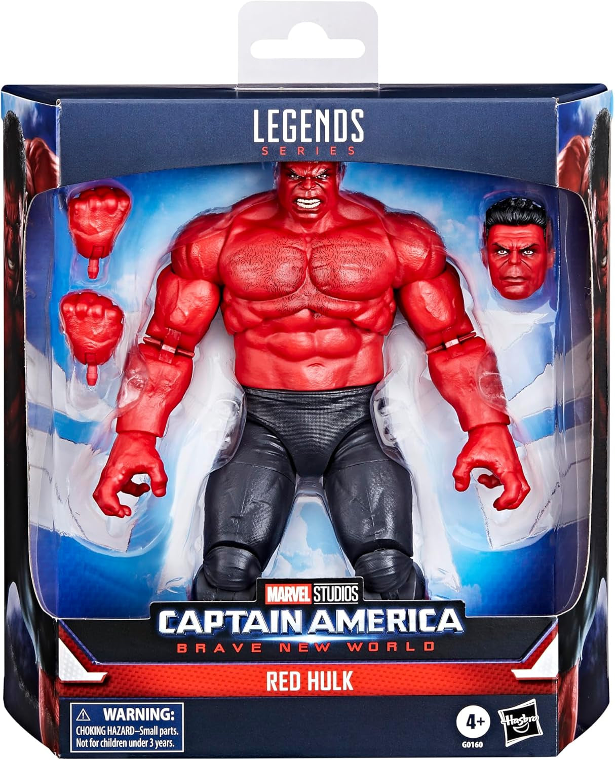 Marvel Legends Series Red Hulk Action Figure (Scala: 15 Cm) Per Capitan America: Brave New World Action figures Naty Shop