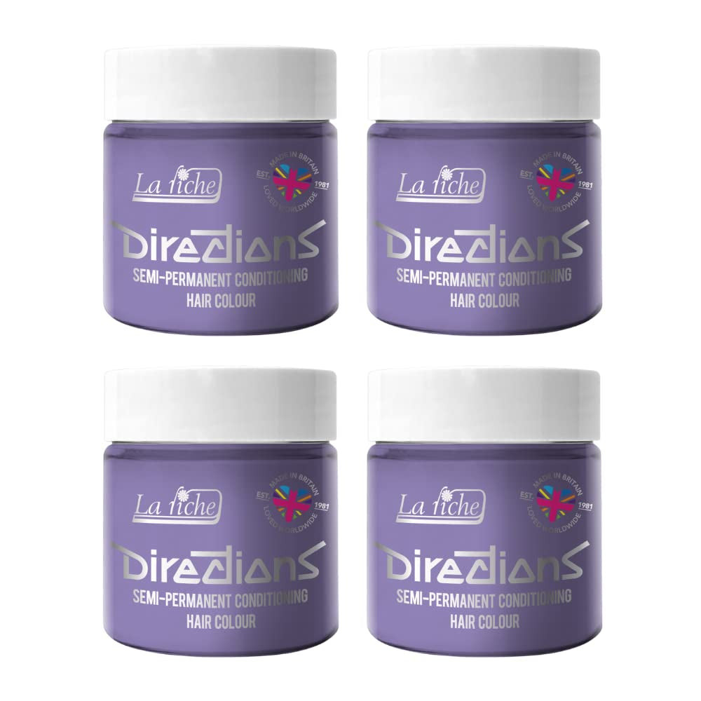 Indicazioni colorazione semipermanente per capelli scatola da 100 ml confezione da 4 (Pillarbox Red) Tintura per capelli Naty Shop Antique Mauve 100 Ml (confezione da 4)