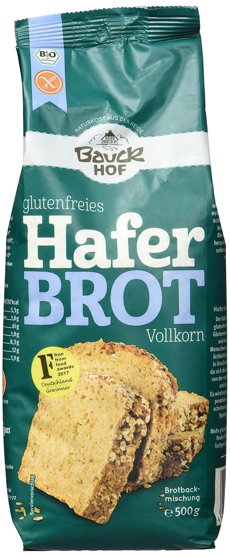 Bio Haferbrot Brotbackmischung, 500 G Naty Shop 500 G (confezione 1Er)