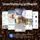 Macchina per caffè espresso automatica PHILIPS serie 2200 - 2 specialità di caffè, display touch, pannarello classico, macinacaffè in ceramica, nero opaco (EP2220/10)