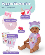 BABY Born Eva - bambola baby 43 cm - 10 funzioni inclusi accessori e materasso - Funziona completamente senza batterie - Adatto a bambini dai 3 anni in su