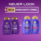 Shampoo OGX Biotina e collagene, 385 ml Doccia e bagno Naty Shop