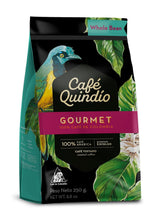 Cafe Quindio Gourmet - Caffè Speciale - 100% Arabica in grani, Colombia, 250g - ideale per macchine portafiltro, macchine completamente automatiche, caffè filtro o French press