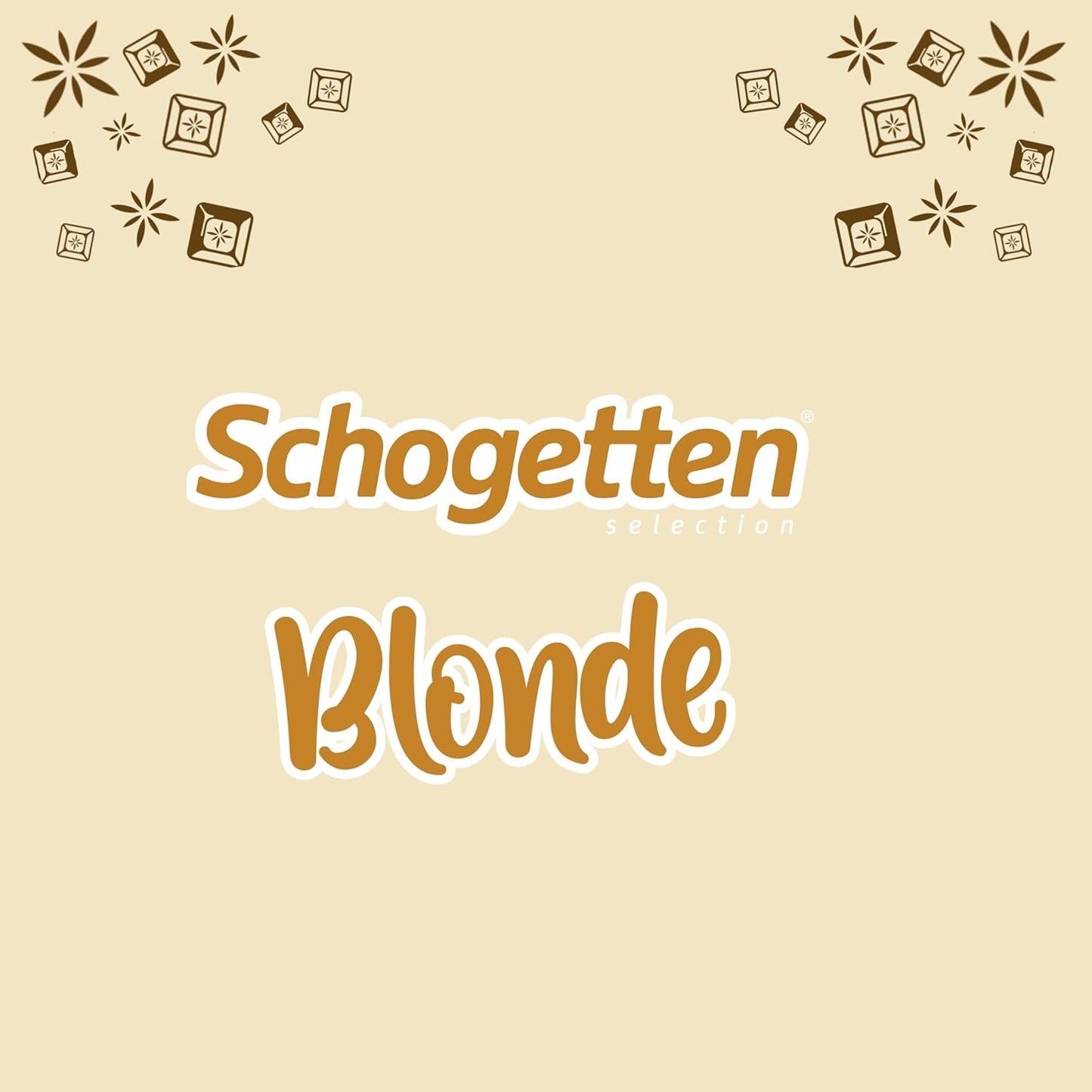 Schogetten Biondo Caramello | Caramello con cioccolato bianco e pezzetti di caramello | Tavoletta di cioccolato 100g | Convenientemente porzionato