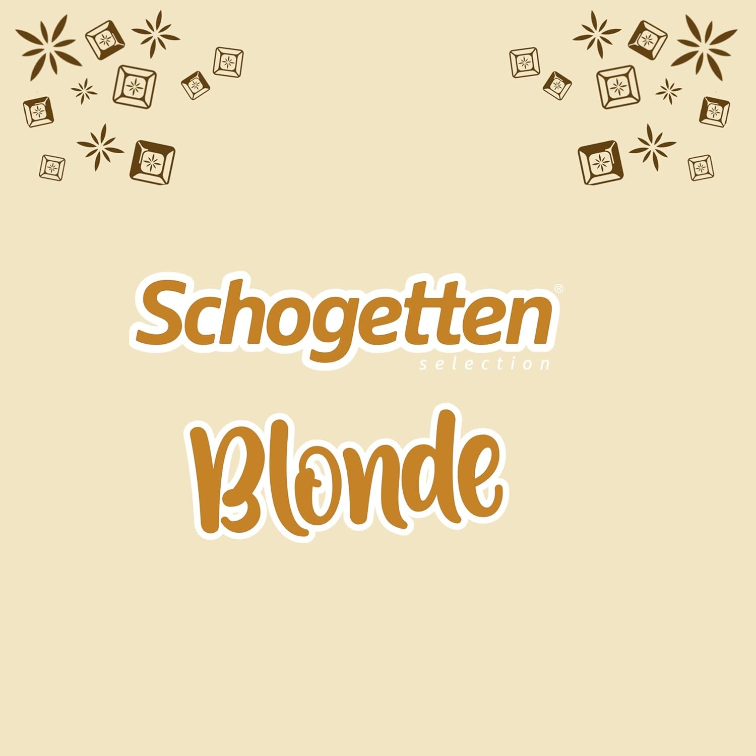 Schogetten Biondo Caramello | Caramello con cioccolato bianco e pezzetti di caramello | Tavoletta di cioccolato 100g | Convenientemente porzionato