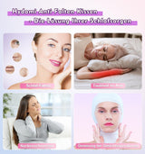 Cuscino antirughe Hydomi Cuscino di bellezza antietà 2 in 1 Cuscino di supporto per il collo ortopedico Cuscino per dolori al collo e alle spalle Cuscino in memory foam per mantenere la testa dritta Cuscini ortopedici cervicali Naty Shop