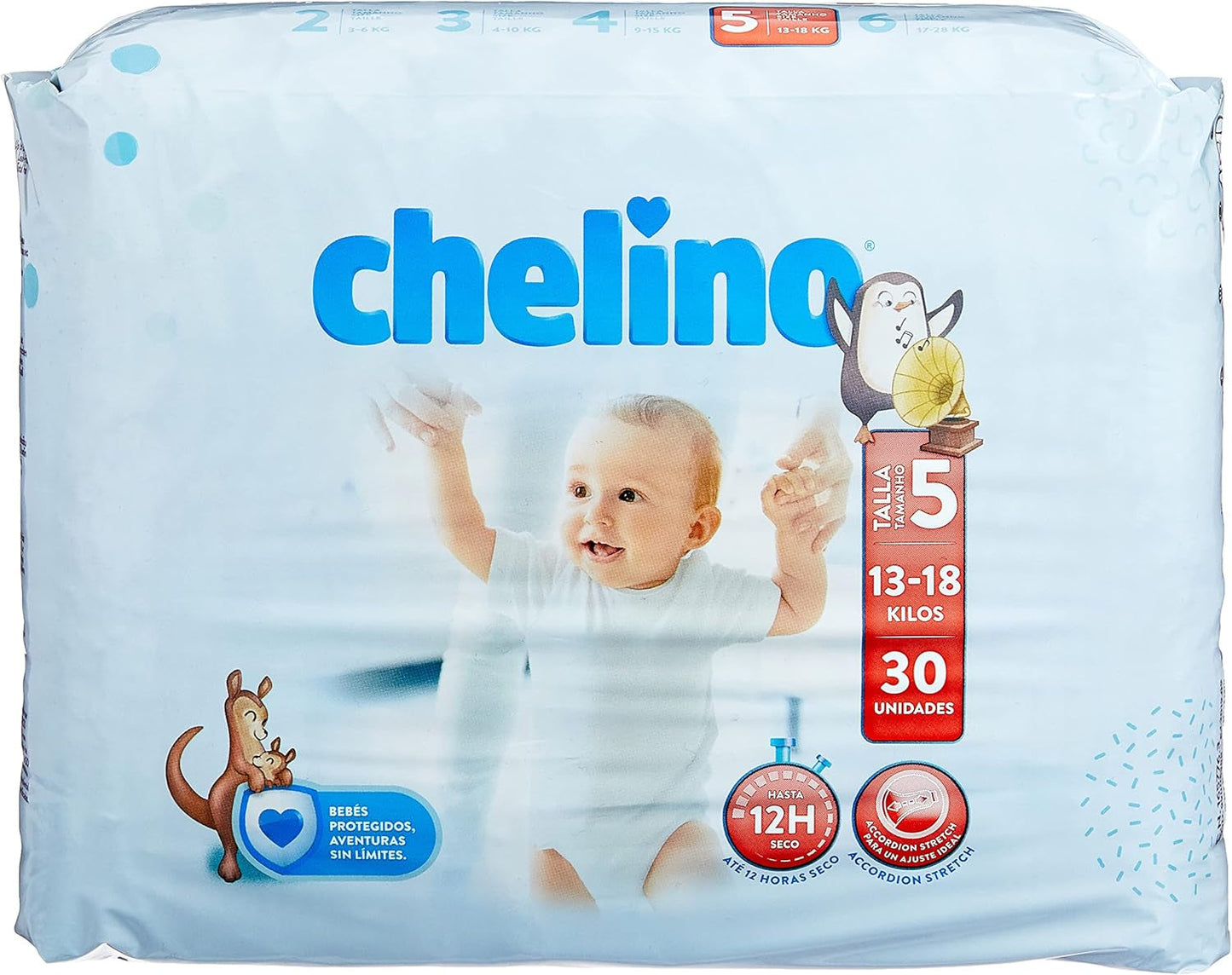 Pannolini Indas Fashion & Love XL, taglia 6 (17-28 kg), 27 pezzi