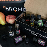 Mioroma | Set: Bosco e Prato - Puro Aroma Naturale con Aroma di Frutta e Aroma di Frutta (5 x 10 ml) | Dolcificanti Naty Shop senza zucchero e non zuccherati