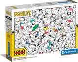 Clementoni - 39804 - Impossible Puzzle Peanuts - Puzzle da 1000 pezzi per adulti e ragazzi di 14 anni, gioco di abilità per tutta la famiglia Puzzle Naty Shop Titolo predefinito
