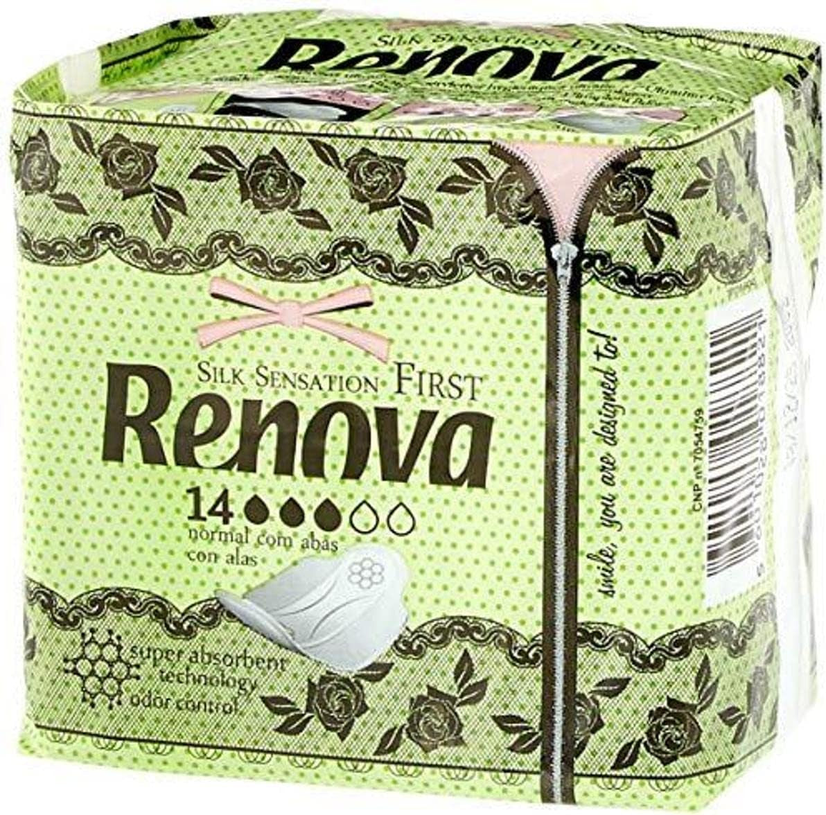 Rinnova i primi impacchi normali con le ali | 14 compresse | Ultra sottile e super assorbente