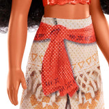 Mattel DISNEY Vaiana - Bambola alla moda articolata con vestito glitterato, fascia per capelli e collana staccabili, per bambini dai 3 anni in su, HPG68