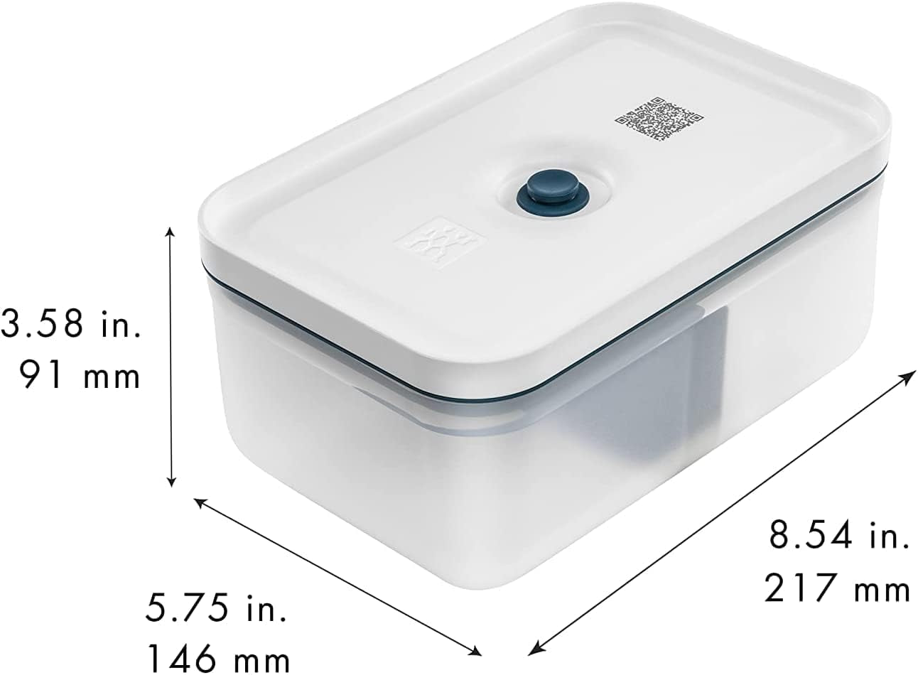 Zwilling Fresh & Save set portapranzo sottovuoto/conservazione frigorifero, 3 pz, plastica, semitrasparente, La Mer Contenitori per alimenti Naty Shop