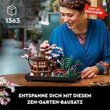 Lego Icons Giardino del silenzio - Set giardino botanico Zen per adulti con fiori di loto - Decorazione da scrivania personalizzabile di ispirazione giapponese - Regalo per donne e uomini 10315 Set da costruzione Besuche den LEGO-Store