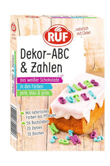 RUF Mini Marshmallows, colori pastello, 45 grammi Naty Shop Lettere + Numeri 32 grammi