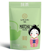 Tè verde biologico Matcha Umami in polvere - qualità premium, coltivato a Uji, Kyoto (Giappone) Da agricoltura biologica. 50 g