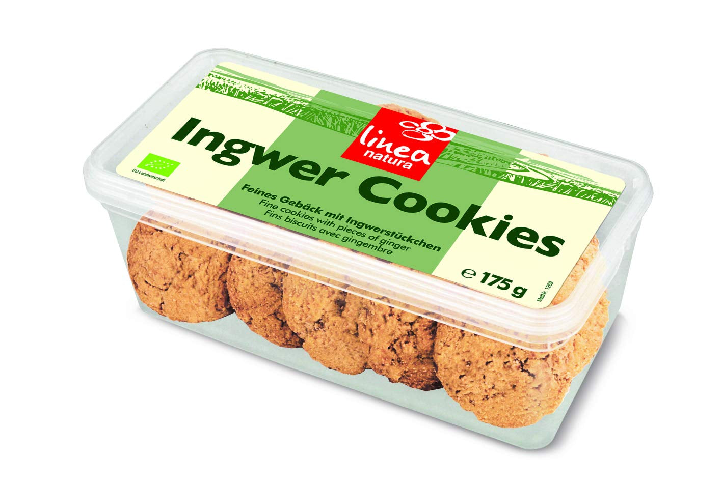 Biscotti allo zenzero biologici, confezione da 6 (6 x 175 g)