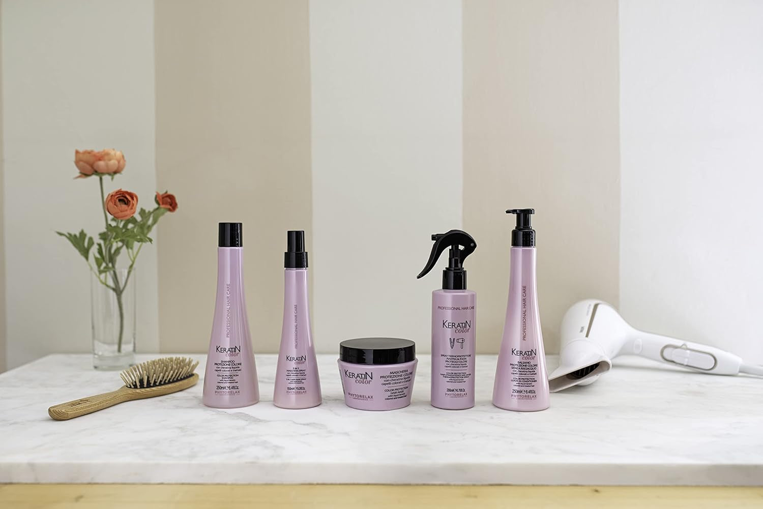 Phytorelax maschera per capelli spray 5in1 - 1 ml - Senza siliconi, senza parabeni - Idratazione - Capelli secchi, capelli ricci Naty Shop maschera per capelli