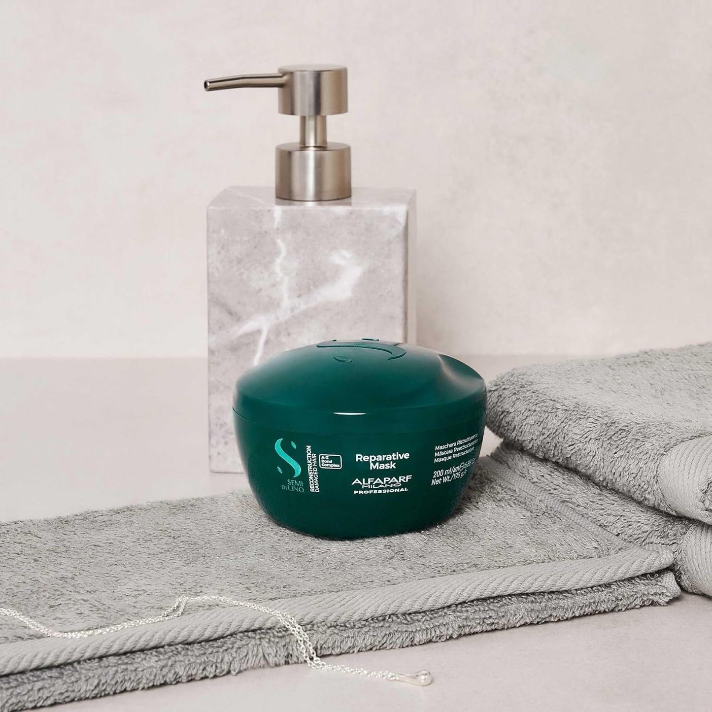 Maschera per capelli Alfaparf Milano Semi DI Lino, 500 ml Maschera per capelli Naty Shop