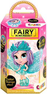CRAZE Fata in tasca | Fata bambola con ali, giocattolo fata da collezione con effetti speciali come glitter, fosforescenti e cambio colore Dolls Naty Shop