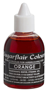 Sugarflair Colorante alimentare per aerografo Oro dorato Colorante alimentare liquido commestibile Aerografo per colorare torte Muffin Glassa e decorazione di torte - 60 ml