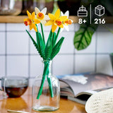 Narcisi LEGO Botanicals - Regali di Pasqua per ragazze e ragazzi - Fiori artificiali per bambini - Bouquet di fiori come decorazione per la stanza o l'ufficio - Regalo per donne - 40747 Set da costruzione Besuche den LEGO-Store