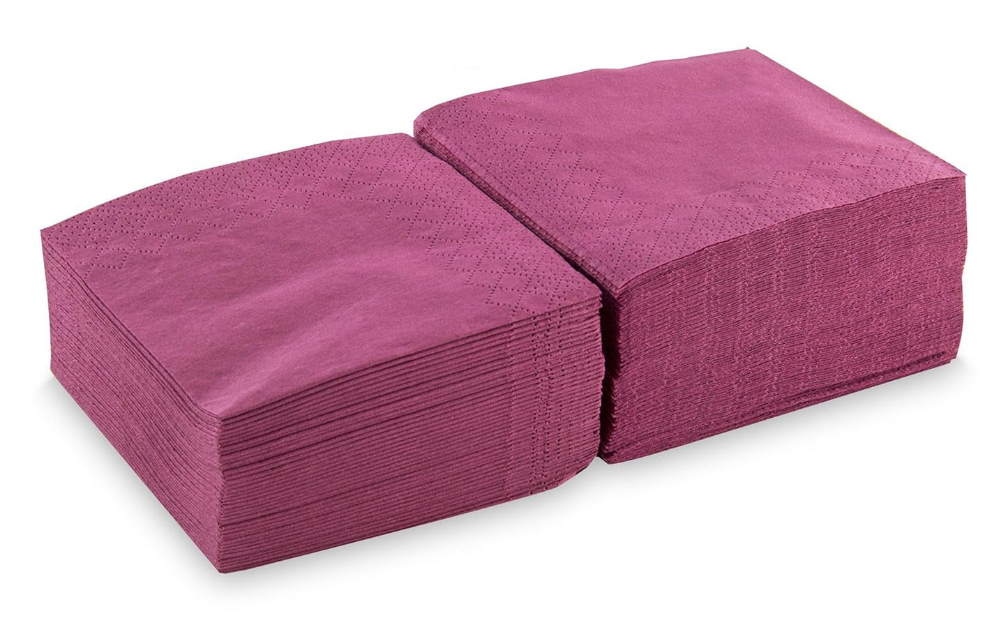 Ser22206772 Lampada a sospensione Coktail, tovagliolo, 20 X 20, 2 veli, piega 1/4, 100 tovaglioli con bordo singolo, rosso