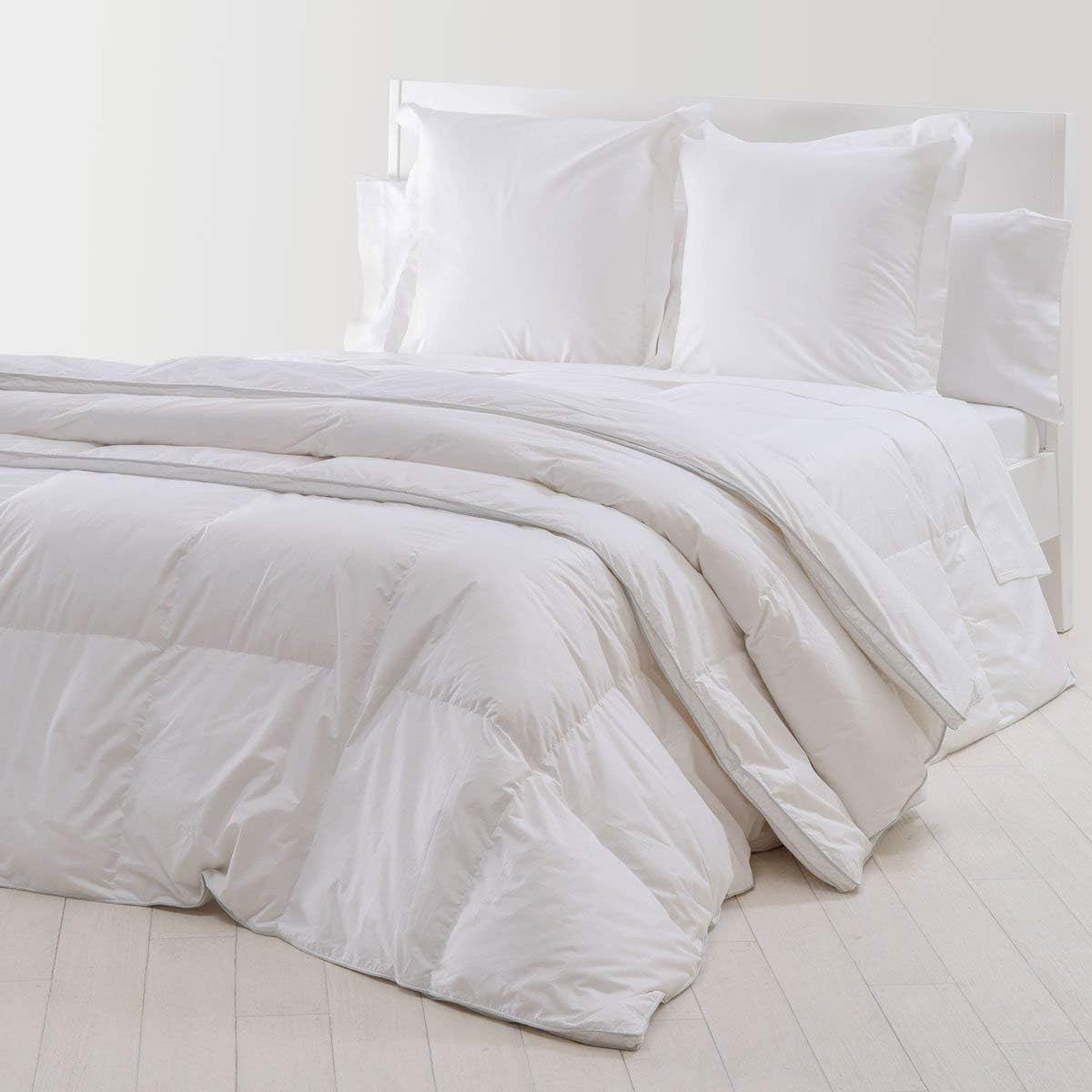 Platino, piuma d'oca, 300 G/M², 240 X 220 Cm, bianco (bianco) Piumini e trapunte Naty Shop