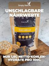 Pane Simply Keto The Light Low Carb*, Preparato per pane senza glutine, 260 grammi Kitchen Naty Shop