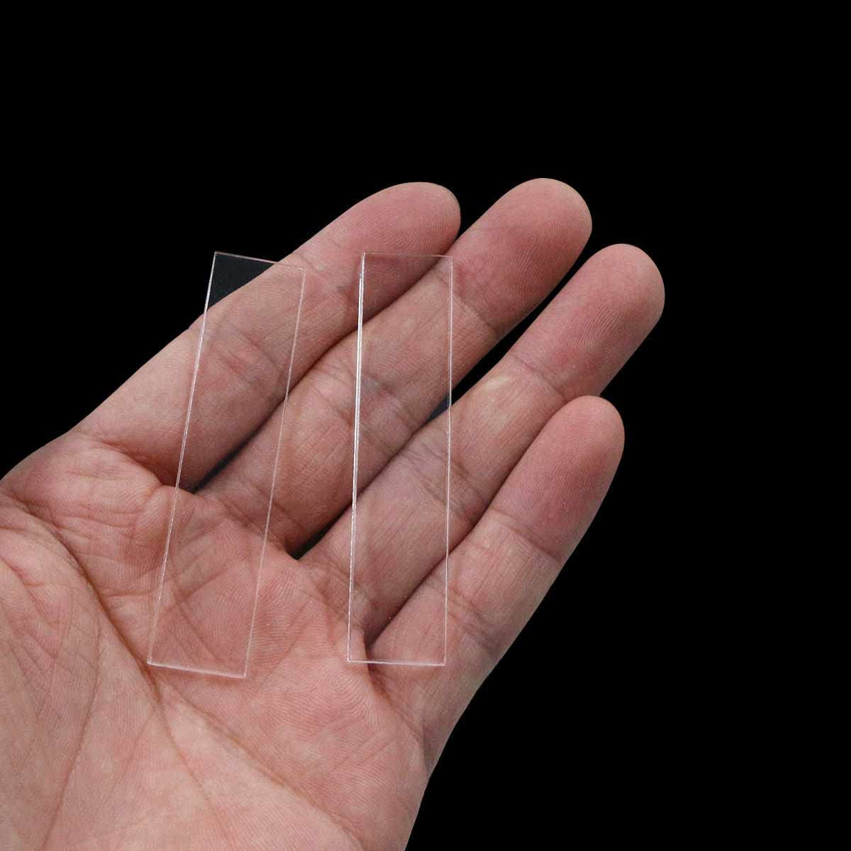 Pannello display per unghie in vetro acrilico con strisce display e nano adesivo, display per punte delle unghie, cartella colori trasparente per nail art, display per nail art, display per esercizi per unghie (trasparente)