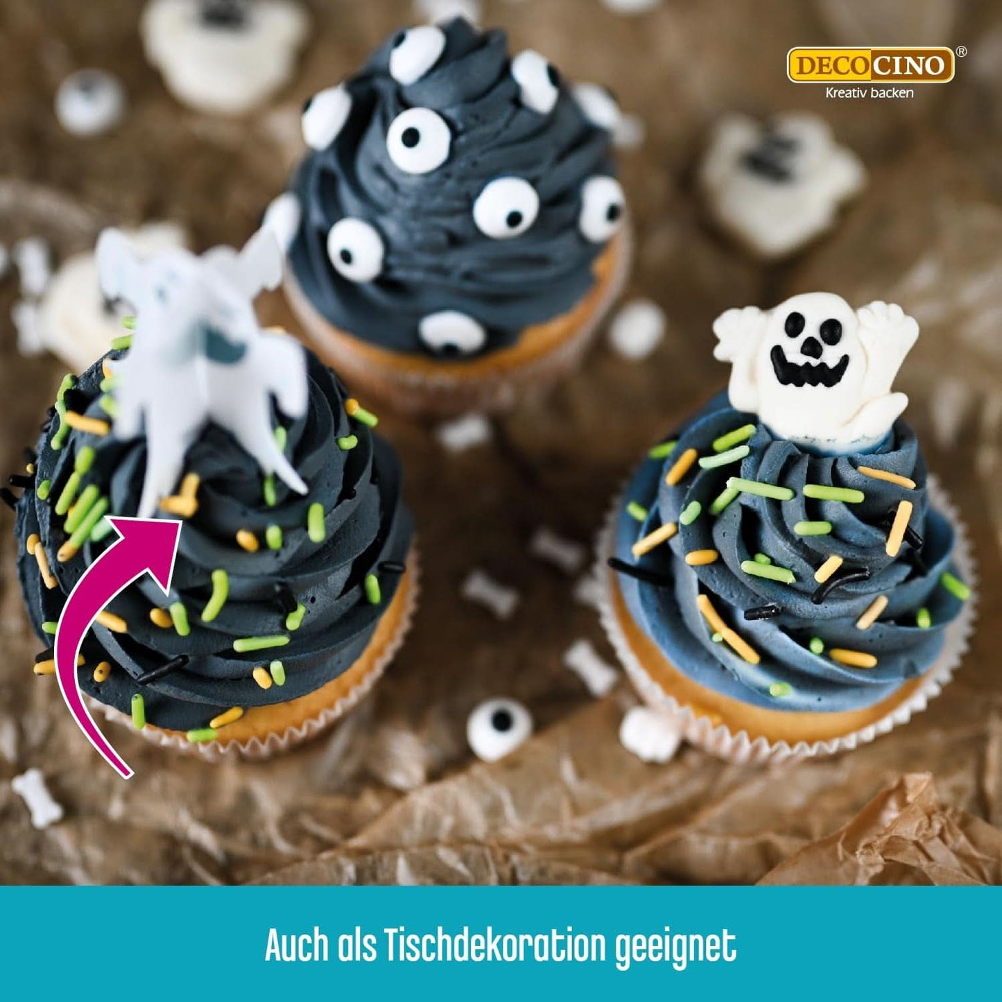 Decocino Confettini Halloween, multicolore, 120 grammi Confettini Naty Shop