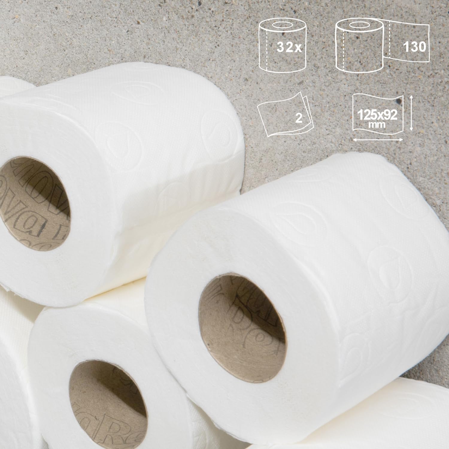 Carta igienica Renova Super Blanco, 32 rotoli