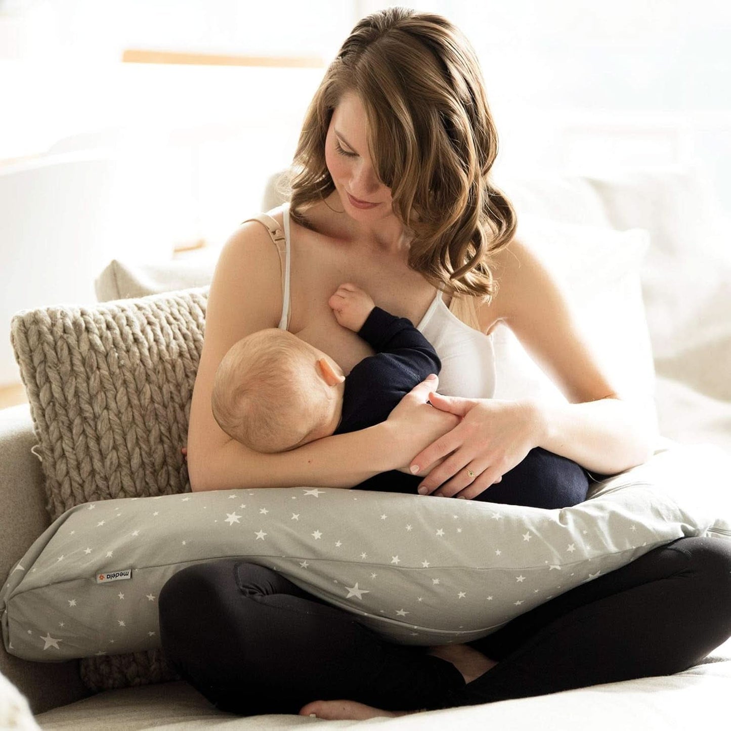 Medela Cuscino Gravidanza e Allattamento - Imbottito con microperle Eps Accessori Alimentazione e Allattamento Bebe Naty Shop
