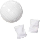 Barbie Made to Move - Bambola giocatrice di pallavolo con maglietta e palla - 22 articolazioni per un gioco realistico, include pallavolo e abbigliamento sportivo, HKT72 Bambole Naty Shop