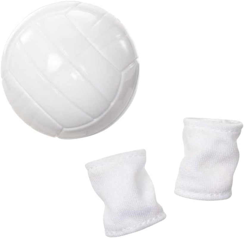 Barbie Made to Move - Bambola giocatrice di pallavolo con maglietta e palla - 22 articolazioni per un gioco realistico, include pallavolo e attrezzatura sportiva, HKT72