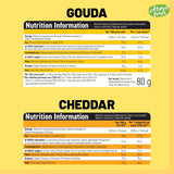 Cultured Foods Vegan 3-er Set Vegan Mac e formaggio, salsa Gouda, salsa Cheddar, Laktosefrei Glutenfrei MAC & CHEEZ CHEATCHEEZ